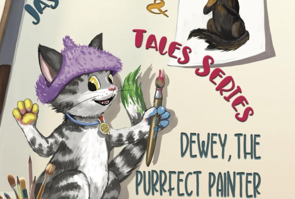 Dewey, The Purrfect Painter